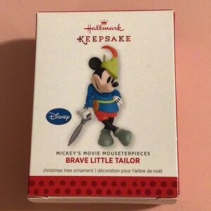 Hallmark Brave Little Tailor Mickey Mouse Disney Ornament 2013